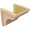 Ekena Millwork 12"W x 12"D x 12"H Wide Bryant Rough Cedar Woodgrain TimberThane Corbel, Primed Tan CORUR12X12X12BRYRCPR - alternate 5